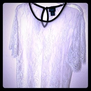 White Lace Top